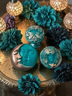 Hand crafted, Wicked Worthy Wax, Green is magic Soap Set